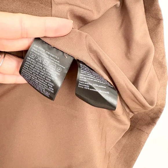 H&m single breasted faux suede jacket - Picture 8 of 9